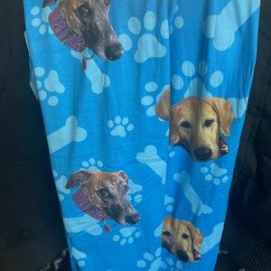 Custom Dog Photo Pajamaspersonalized Pajamas Pants With - Etsy