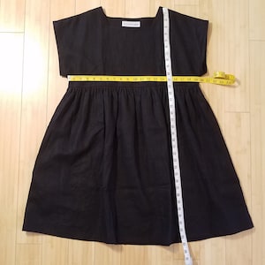 POPPY Linen Dress in Black - Etsy