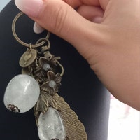 Lepidolite and Rose Quartz Bracelet, Woman Lepidolite Gemstone Jewelry ...