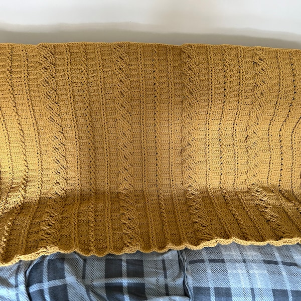 Crochet Victorian Braids Cable Blanket Pattern DIGITAL DOWNLOAD ONLY - Etsy
