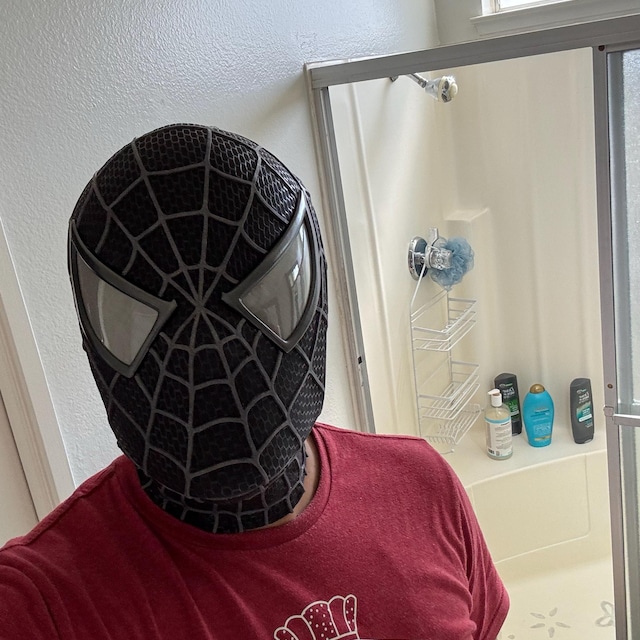 Modello Di Volto Di Spiderman SPIDER MAN NOIR Occhi Senza Volto