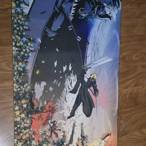 プレイマット FF7 バトル - MTG x FF TCG / 24インチ x 14インチ