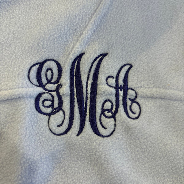 Interlocking Monogram Embroidery Font 4 Sizes Machine BX Embroidery ...