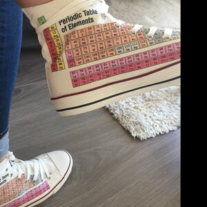 Periodic table custom shoes / custom converse hotsell