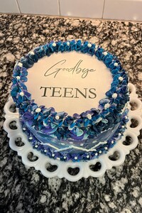Burn-Away Birthday Edible Image Cake Topper Set