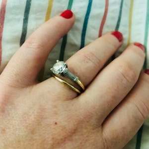 3.25mm Full Round Solid Gold Bangle Bracelet Simple Gold | Etsy