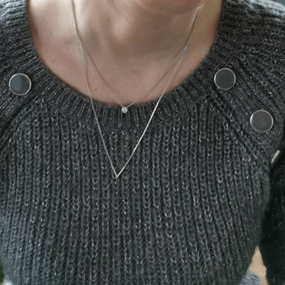 Gros Stylo Plume De Corps, Plume Moyenne, Brillant Orange, Pince Argent