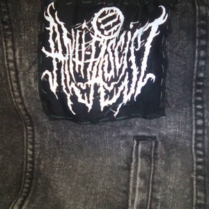 ANTI FASCIST PATCH Death Metal or Black Metal or Grindcore but - Etsy