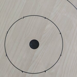 Masters Crokinole Tournament Board - Beech And Beec Produktbild-Vorschau 2
