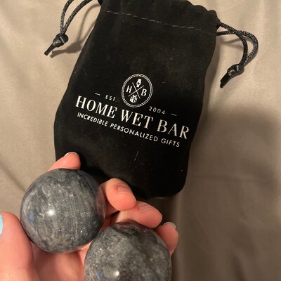 Perfect Sphere Whiskey Rocks, Set of 2 Gift for Whiskey Lovers, Whiskey ...