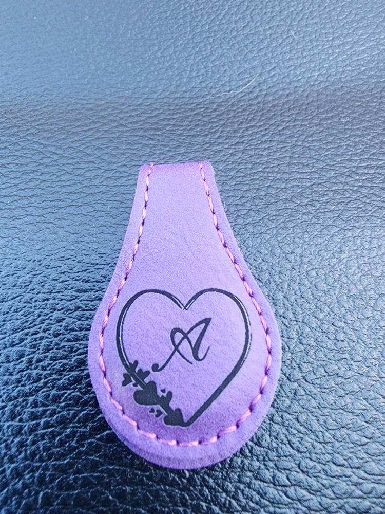 Magnetic Leather Bookmark – Personalized Book Lover Gift, Custom Reading Accessory
