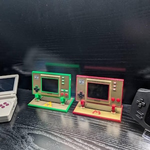 Nintendo Game & Watch Display Stand - Mario and Zelda - 3D Printed