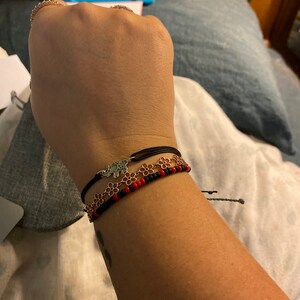 Nirvana \u201cNevermind\u201d Inspired Morse Code Beaded Slide Bracelet Kurt Cobain Tribute Friendship Stack Grunge 90s