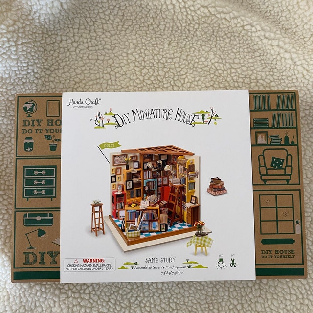 Sam's Study Library DIY Miniature House Kit