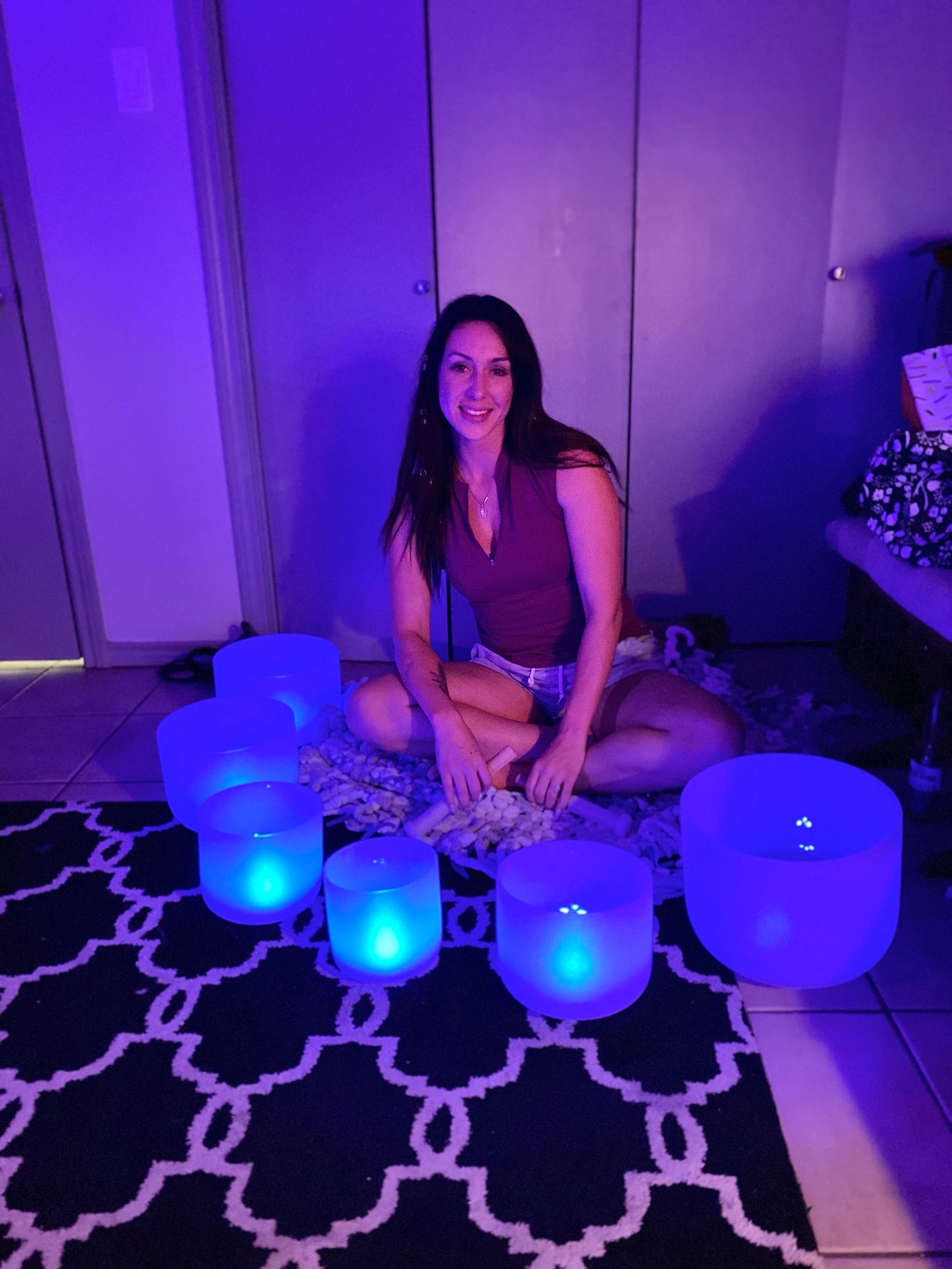 440hz Perfect Pitch Hand Crafted 6-12 Inch Crystal singing bowls set, 6+8+10+12inch set, 7+9+11inch set, 7 chakra