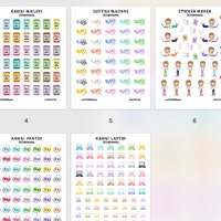 Music Notes Planner Stickers PRINTABLE Violin Guitar Piano - Etsy Israel