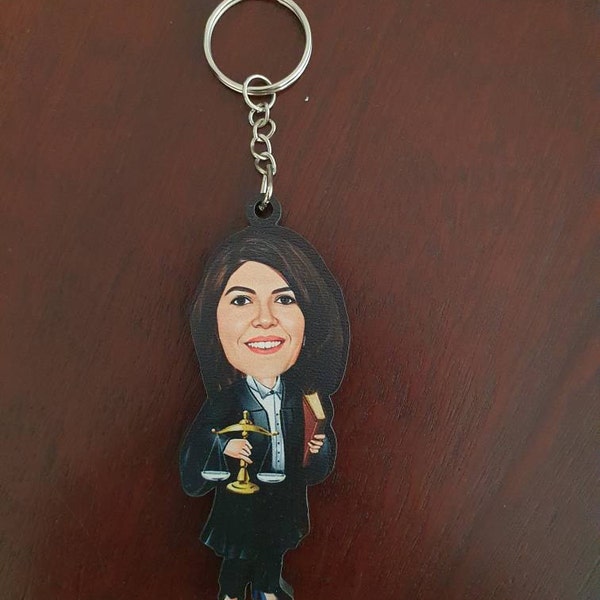 Personalisiertes 3D Cartoon Foto Auf Eisen – Individueller Portrait-Rahmen Als Geschenk