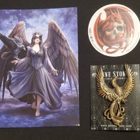 Phoenix Rising Pin Badge - Etsy UK