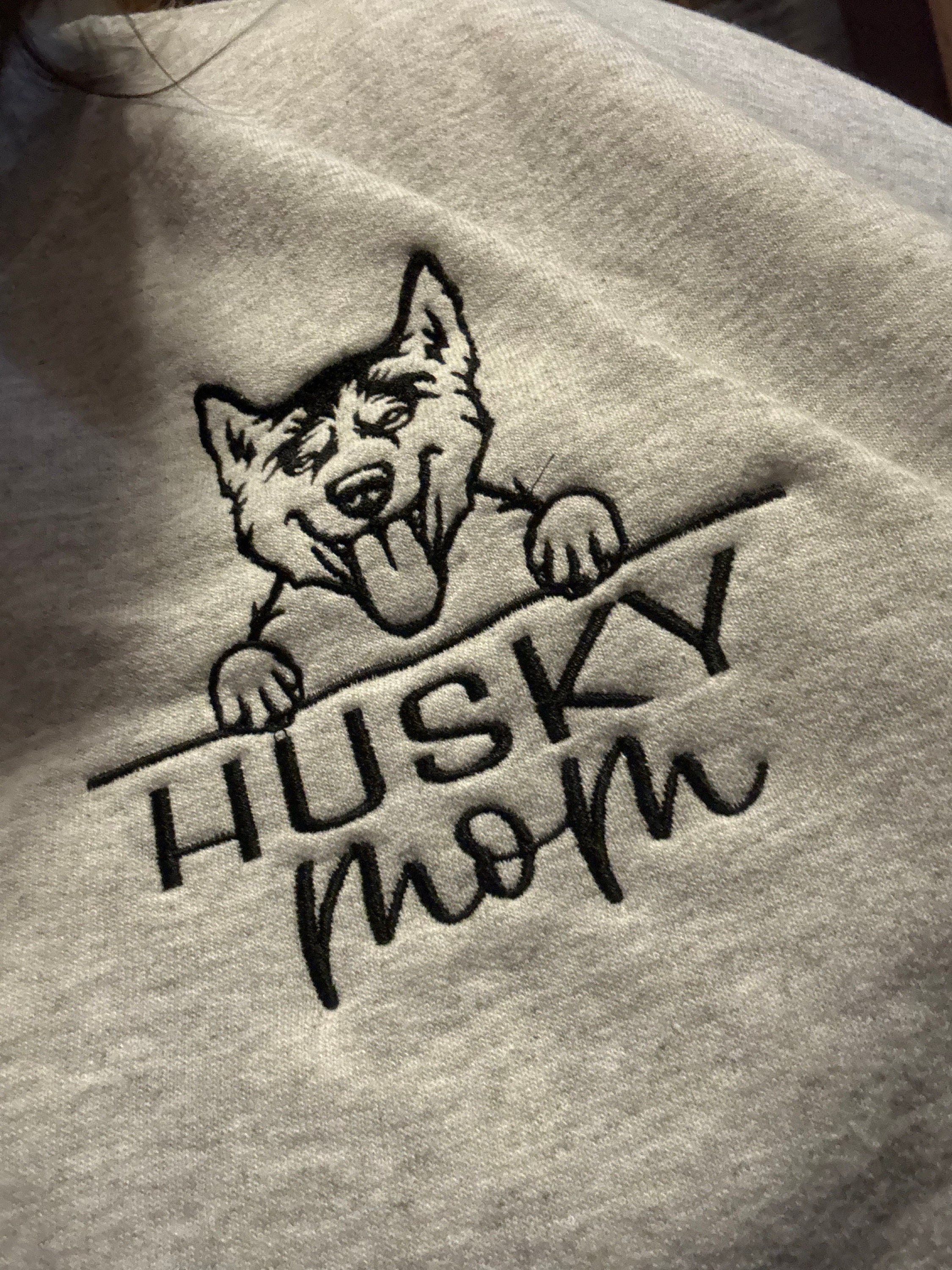 Personalized Pet Embroidered Crewneck with Name On Sleeve, Embroidered Apparel Sweatshirt,Dog Sweatshirt, Custom Dog Crewneck