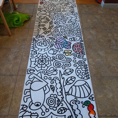 GIANT 10-foot BUG Coloring Page Banner Coloring Poster - Etsy