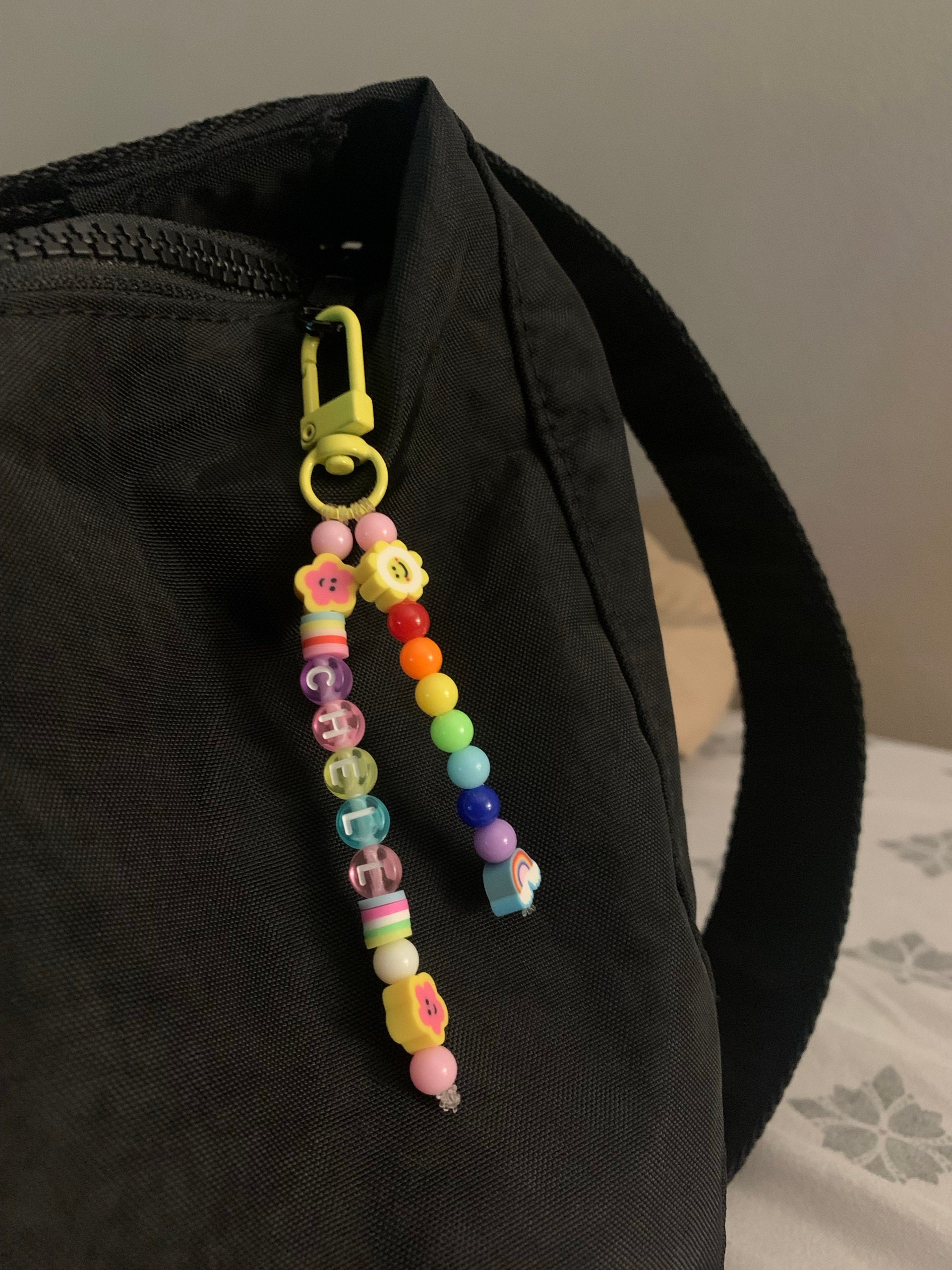 Personalized Keychain/Bag Charm for Diaper Bag, Baby Gift, Kid Gift, Backpack Name Tag, Birthday Gift, School, Mother's Day Gift, Friend