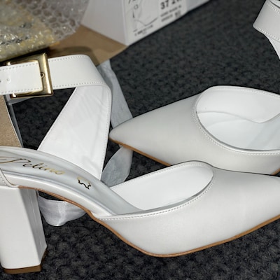 Wedding Shoes Wedding Shoes for Bride Bridal Shoes Block Heel Wedding ...