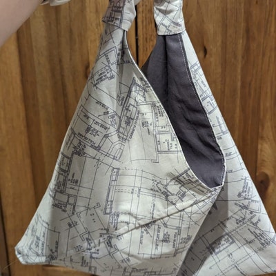 Small Japanese Folded Bag PDF Sewing Pattern With Tutorial Instant ...