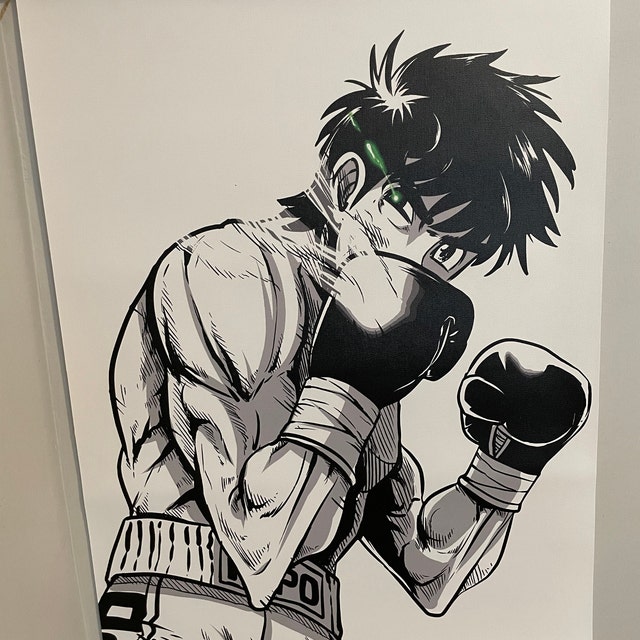 Hajime No Ippo Makunouchi Anime Canvas Manga Print Boxing 