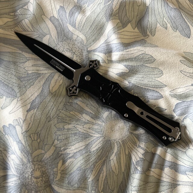 Personalized CELTIC CROSS Pocket Knife With Clip Knives Knife