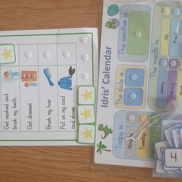 Personalised Morning Routine Chart, Bedtime Routine, Daily Routine, SEN ...