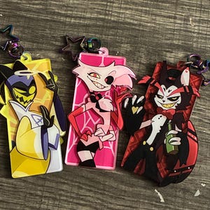 DEFECTIVE ITEM!!! GRADE B, Hazbin Hotel and Helluva Boss Keychain