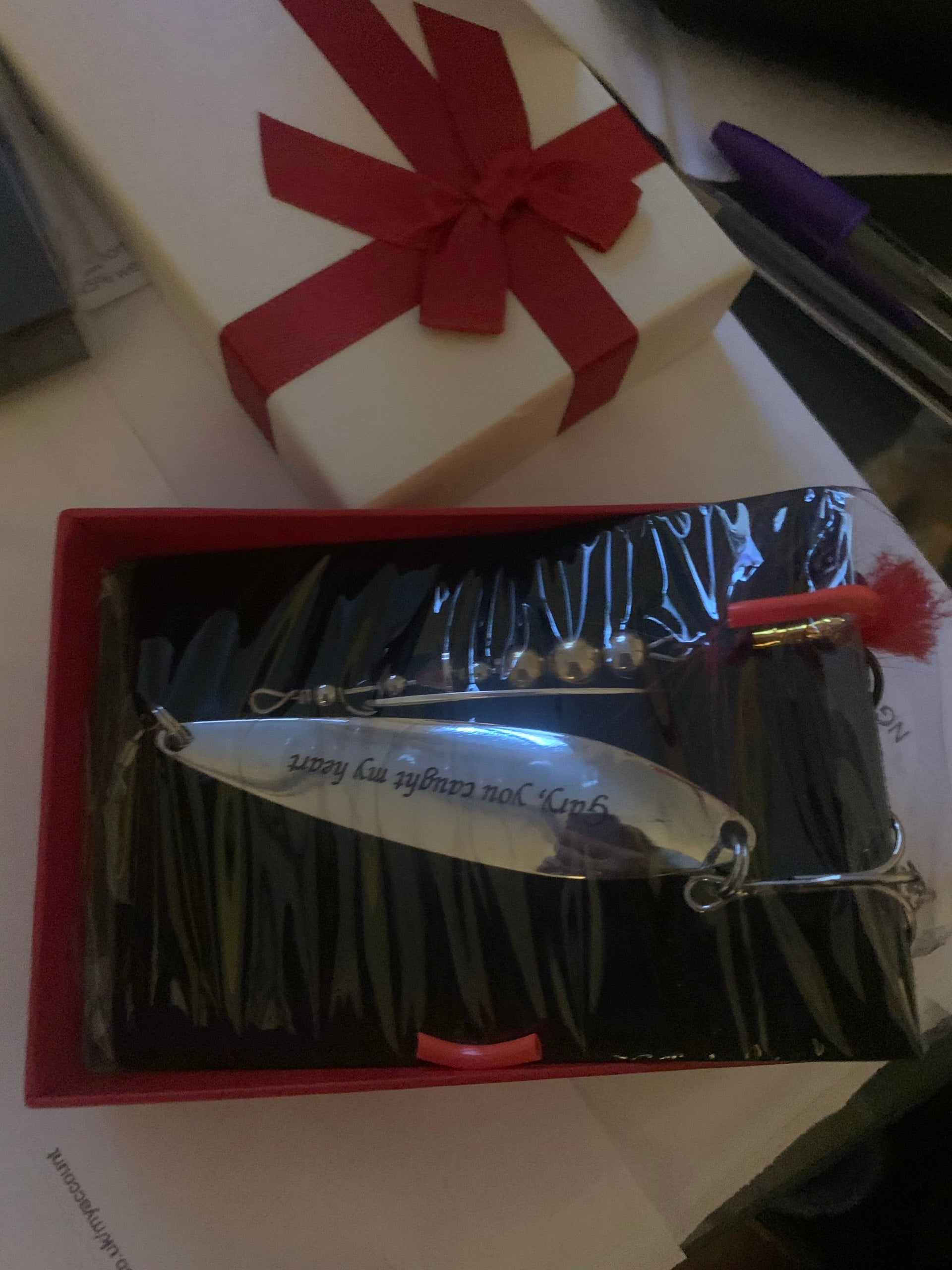 st valentine&#39;s day gift Fishing Custom Lure father&#39;s  gift fisherman Gift for Dad Uncle husband Anniversary Vatertag sgeschenk Reel Bait
