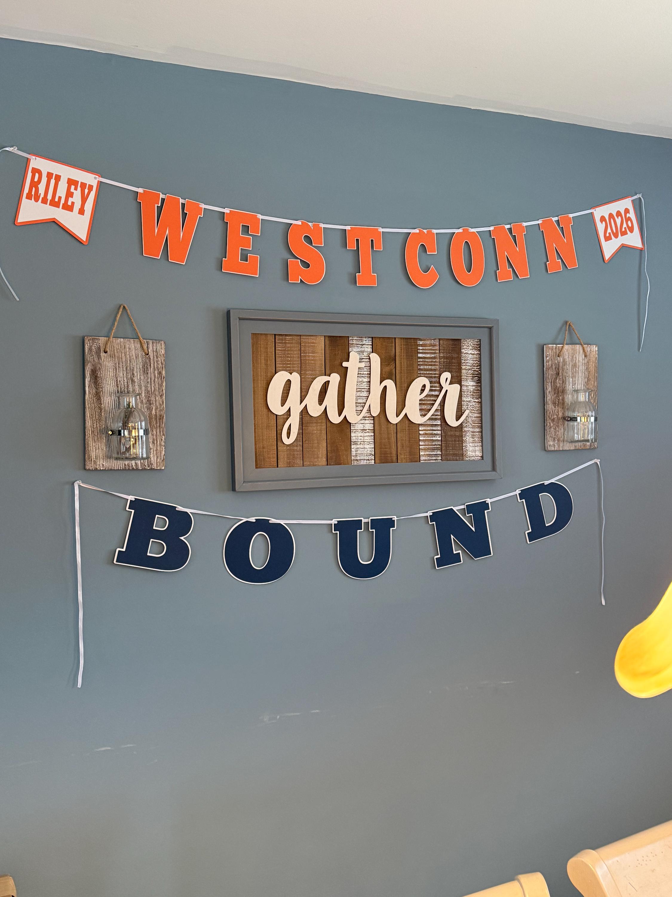 College Bound Banner, Graduation Banner, College Acceptance, High School Graduation, Graduation, Bed Party