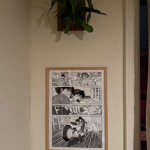 Akira 1982 Manga Poster Black and White – Japanese Anime Wall Art