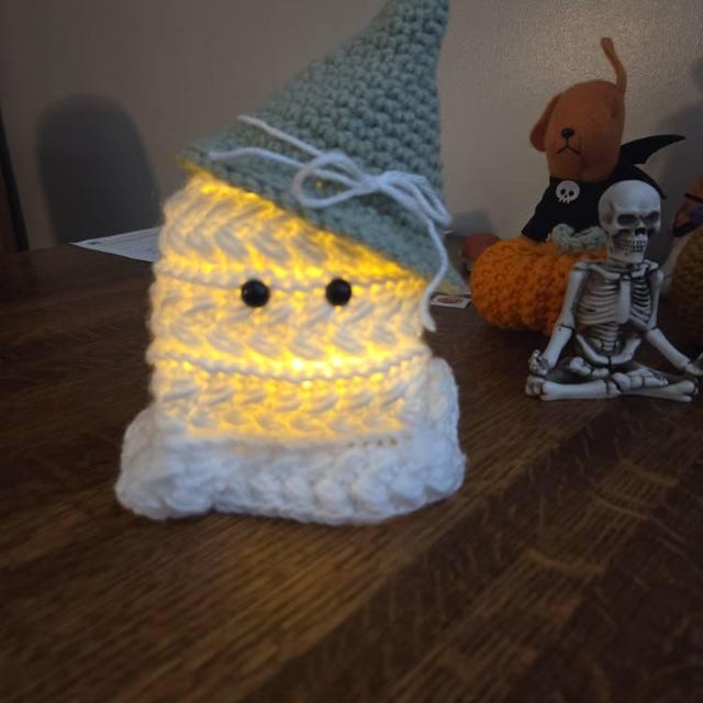A customer's finished Wheat Stitch Ghost Crochet Pattern