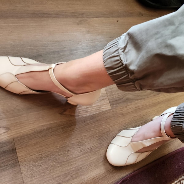 Women Vintage Solid Cotton Spring Flat Shoes