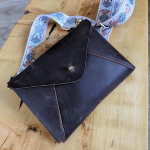 Leather Envelope Crossbody Bag PDF Pattern/leather Purse Pattern ...