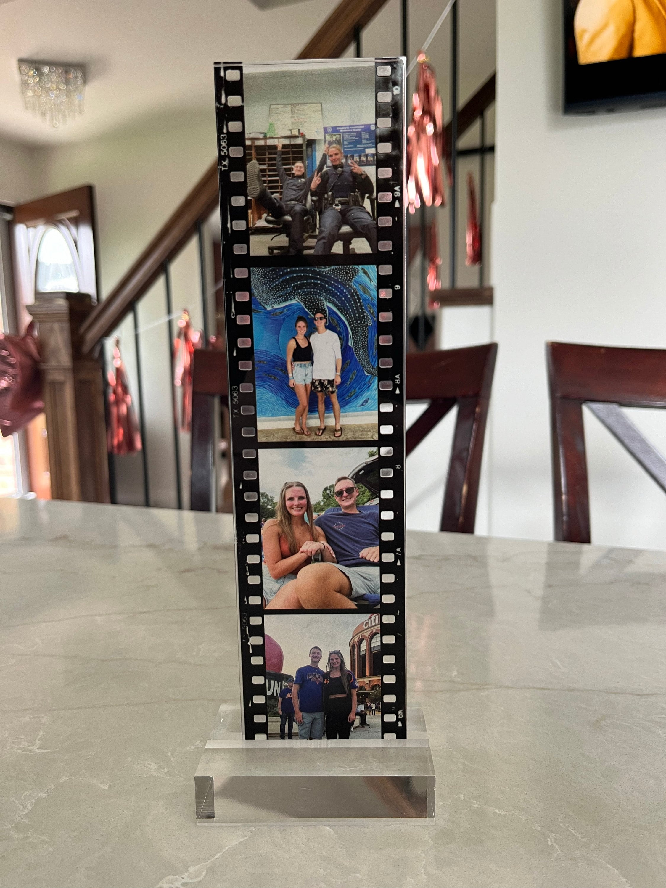 Personalized Film Photo Gift Acrylic Stand Custom Couple Photos Bestfriend Family Memory Anniversary Gifts for Her Meaningful Photo Keepsake