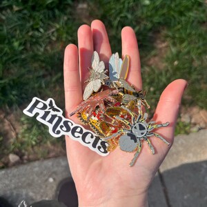 B級ピンズ 閉店セール - ピンのみ、バッカーカードなし - 教育用昆虫