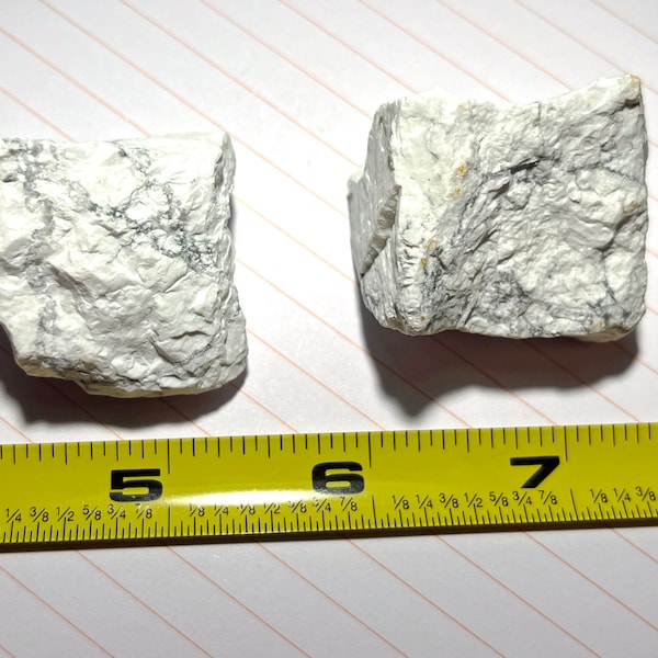 Raw White Howlite Stone - White Howlite Crystal - Rough White Howlite ...