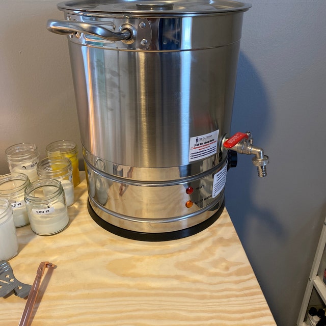 Fondeur De Cire électrique Géant 42 Lb - Parfait Pour Fabriquer Vos Bougies Maison