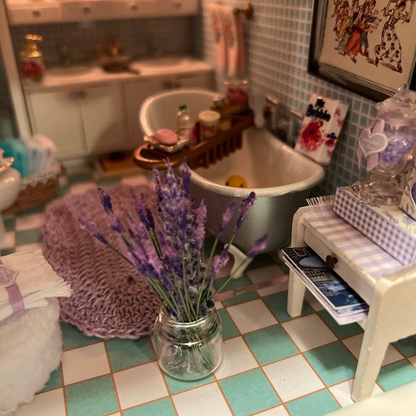 Miniature Handmade Lavender Flowers - Etsy