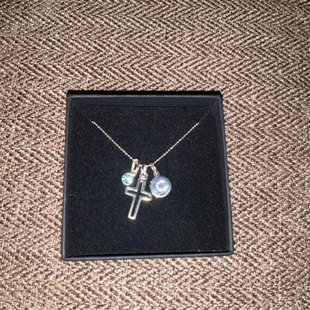 YAFEINI - Collar Con Colgante De Cruz Religiosa De Plata De Ley Con