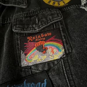 Rock Music Sew / Iron On Embroidered Patch:- Rainbow (a) Rising - Foto 12