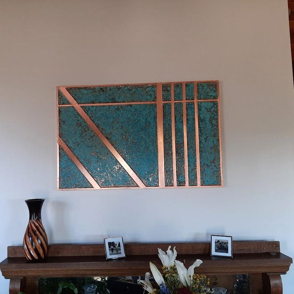 Copper Wall Decor | Farmhouse Decor | Copper Wall Art | Wall Art ...