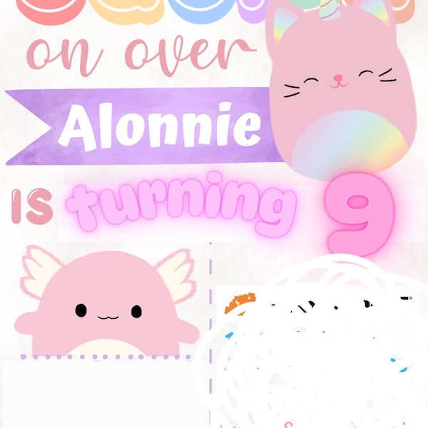 Squishmallow Printable Activity Sheet - Kids Birthday Party Games ...