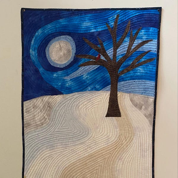 PDF Art QUILT PATTERN Winter Moon / Quilt Pattern / Quilting Patterns ...