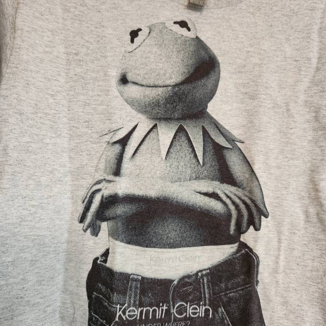 vintage USA製 Kermit clein design tee Kermit The Frog, Vintage 90s Kermit Clein Muppets CK Single