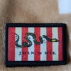 Live Laugh Toaster Bath Funny Morale Patch Hook and Loop Custom Patch ...