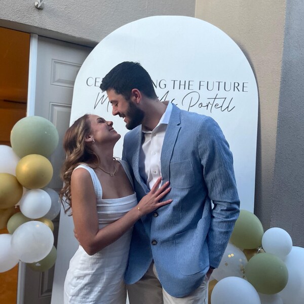 Celebrating the Future Mr and Mrs Bridal Shower Decal - Future Mr and ...